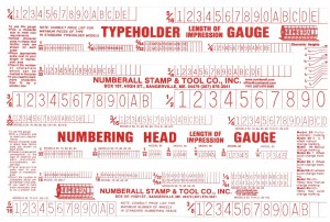 Numberall Length of Impression Ruler